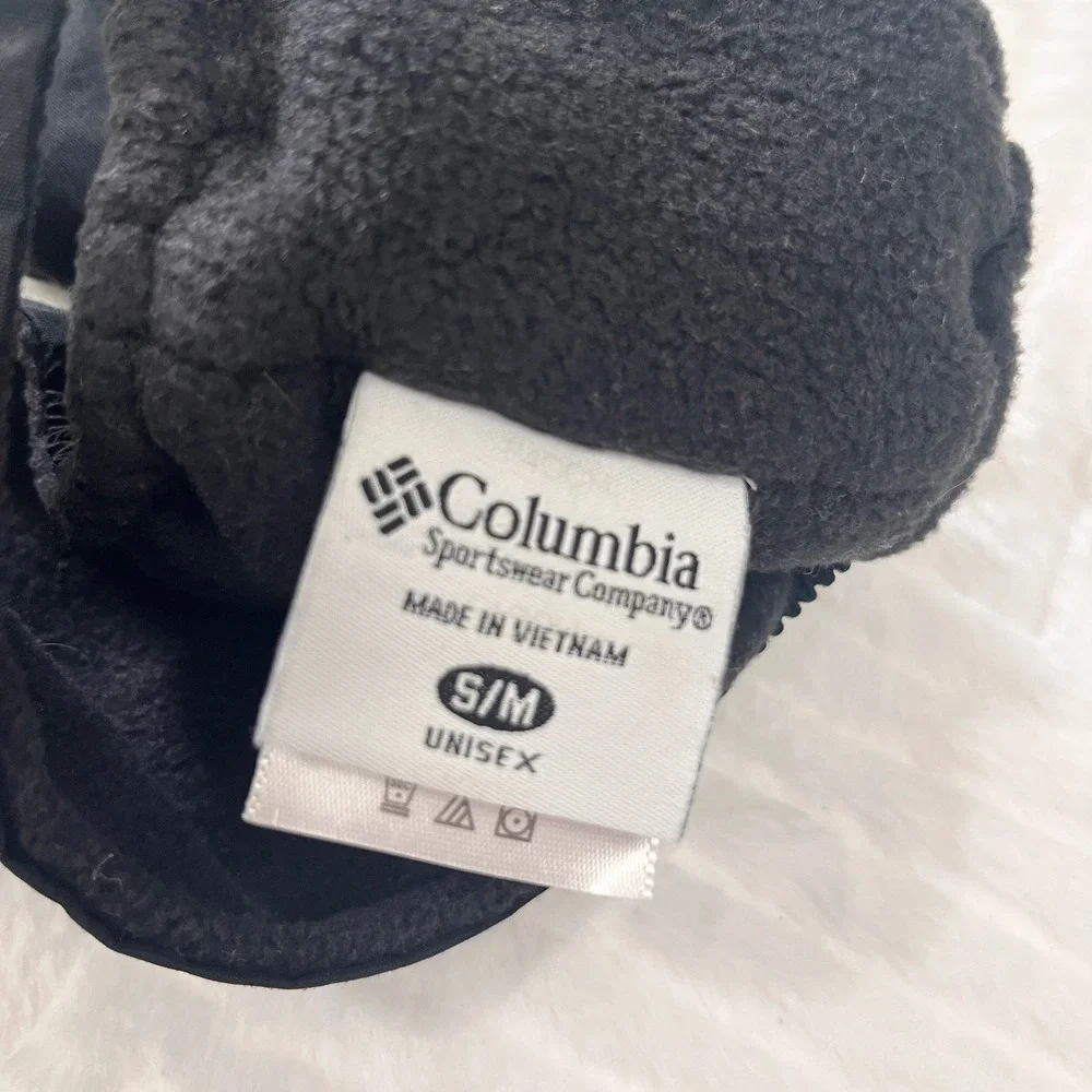 Columbia Black Fleece Lined Ear Warmer Headband Unisex S/M‎ ear muff